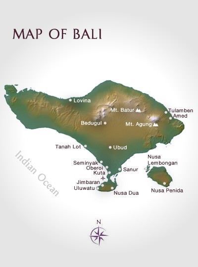 Carte de Bali